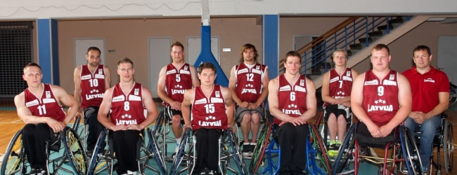 Latvijas ratiņbasketbolisti ar spēli pret Krieviju uzsāks Eiropas čempionātu 