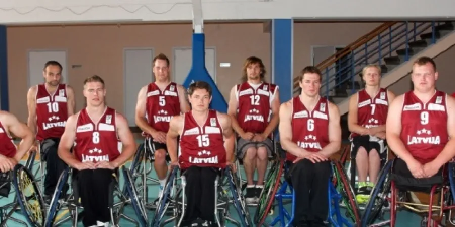 Latvijas ratiņbasketbolisti ar spēli pret Krieviju uzsāks Eiropas čempionātu