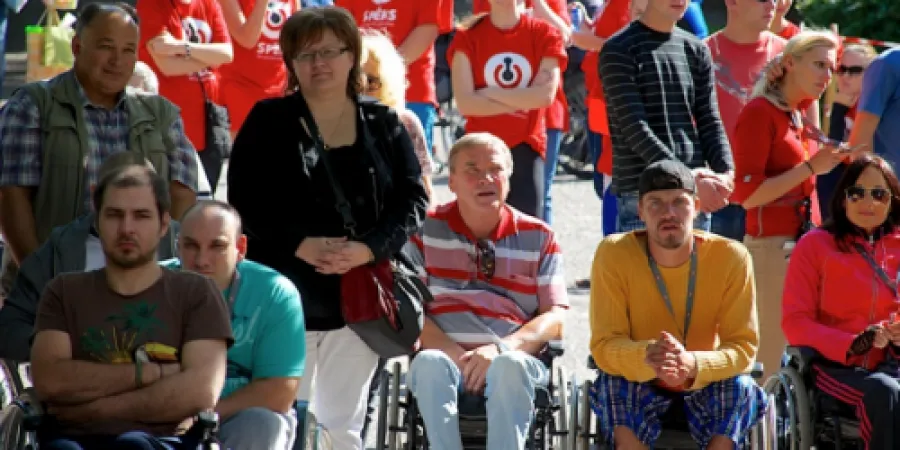 LMSBB Sporta spēles cilvēkiem ratiņkrēslos 2015