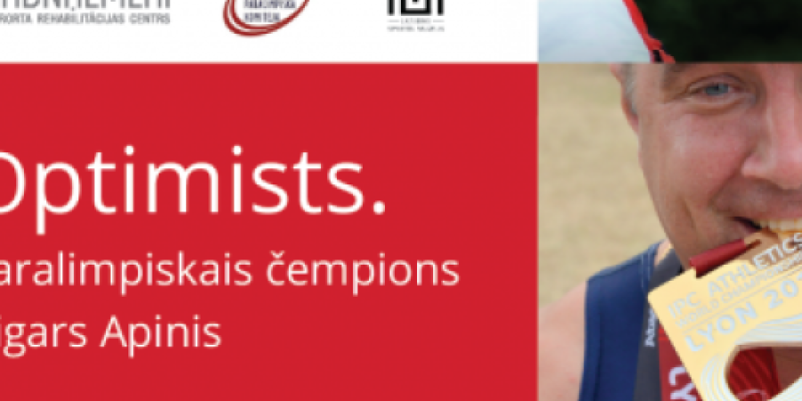 Rehabilitācijas centrā “Jaunķemeri” tiks atklāta ceļojošā izstrāde  „OPTIMISTS. PARALIMPISKAIS ČEMPIONS – AIGARS APINIS”